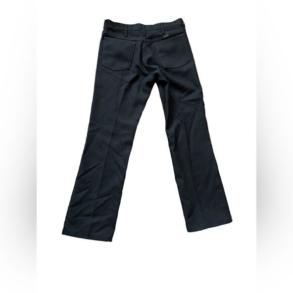 NWOT WRANGLER Black Straight Leg Mid Rise Pant 32 - Picture 6 of 9